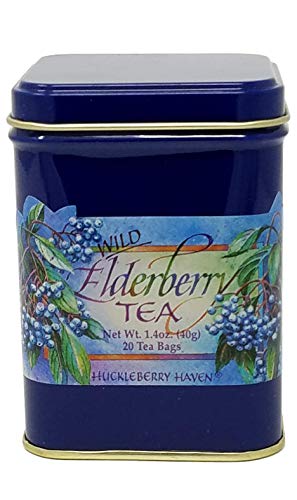 Huckleberry Haven's Wild Elderberry Tea, (20 Tea bags)