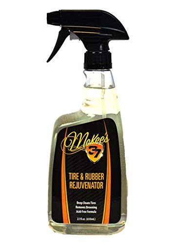 McKee's 37 MK37-413 Tire & Rubber Rejuvenator (Tire Cleaner & White Wall Restorer Removes Browning), 22 fl. oz.