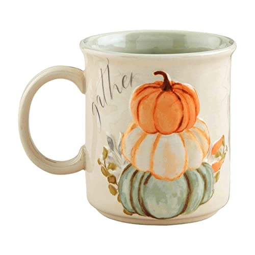Mud Pie Thanksgiving Coffee Mug, Give Thanks, 21 oz