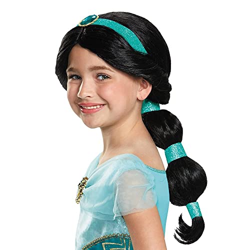 Disguise Jasmine Disney Princess Aladdin Wig, One Size Child