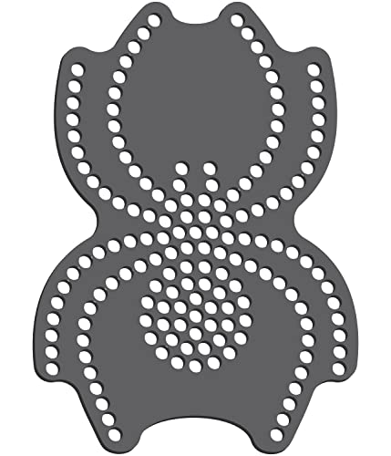 Rhinestone Genie Spider 5" Magnetic Rhinestone Template, Black