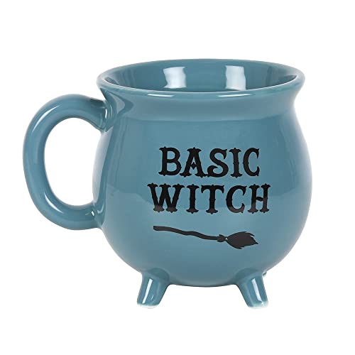 Pacific Trading Giftware Something Different UK Cauldron Mug Basic Witch Blue Coffee Cup Wiccan Halloween