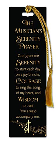 Cathedral Art Bookmark - Musician Serenity Prayer, One Size, Multicolored