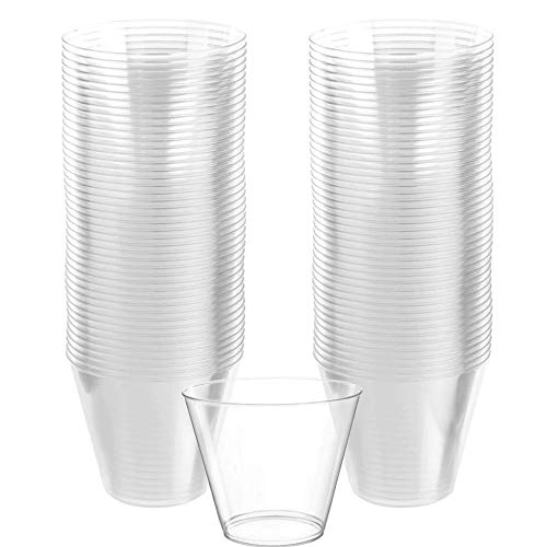 Amscan Party Supplies, 9 oz, Clear