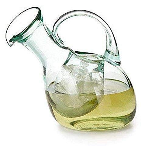 Kalalou Tilted Wine Decanter with Ice Pocket