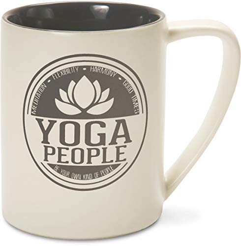 Pavilion Gift Company Yoga People Coffee Mug, Large