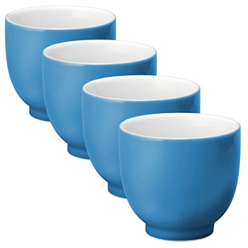 FORLIFE Q Tea Cup (Set of 4), 7 oz, Blue
