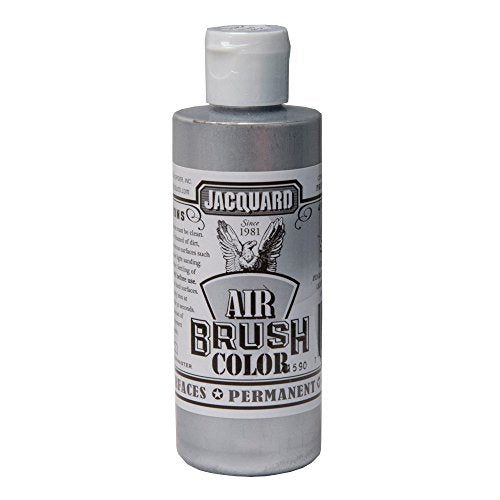 Jacquard Airbrush Color 4Oz Metallic Silver