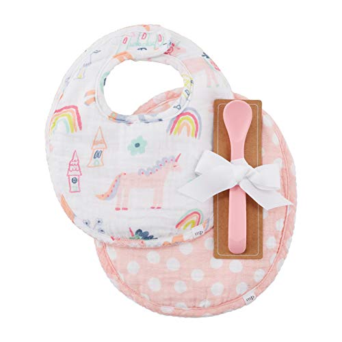 Mud Pie Muslin Bibs and Spoon
