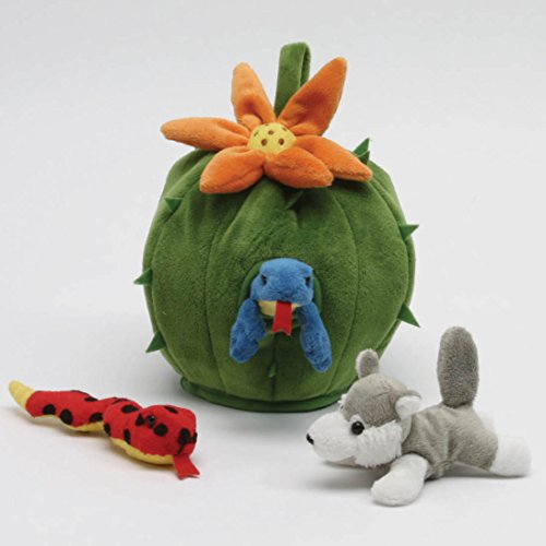 Unipak 10" Cactus Finger Puppet Plush Stuffed Animal Play House