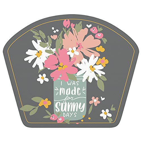 Karma Gifts, Stickers, Pack of 12, 3 inch, Flowers (KA2095)