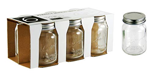 Grant Howard 51067 Perfect Mason Mini Jar, 3 oz., Set of 6 per Gift Box