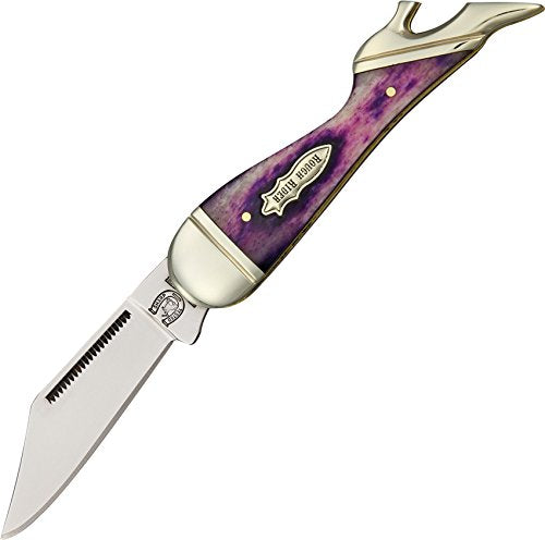 Blue Ridge Knives Rough Ryder Small Leg Knife Purple