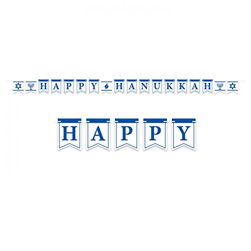 Beistle Happy Hanukkah String Banner- 1 pc.