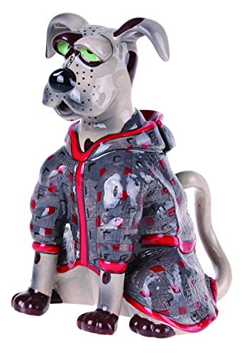 Blue Sky Ceramics Jacket¬†Dog Teapot, Multi