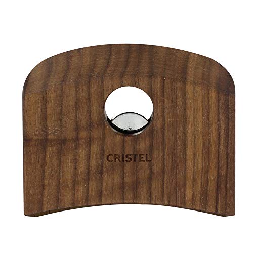 CRISTEL Detachable Side Handle, Walnut Wood, Stainless Steel Mechanism, Casteline collection