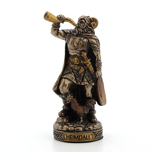 Unicorn Studio Veronese Design Norse Gods Miniature Figurine (Heimdall, Bronze)