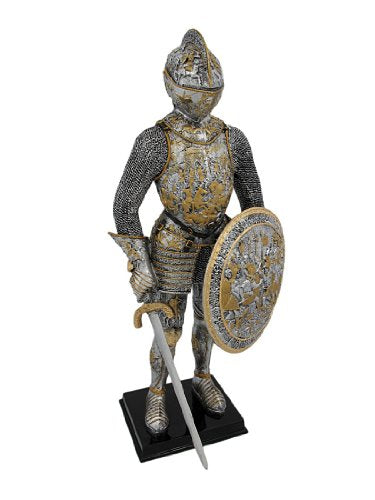Unicorn Studio Veronese Design Medieval French Knight in Armor Statue Figure Armour