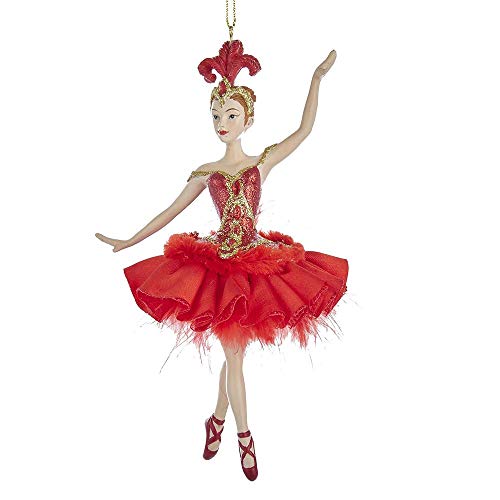 Kurt Adler 6.5-inch Resin Fire Bird Ballerina Ornament