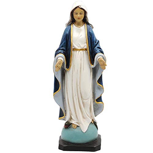 Comfy Hour Mindful and Sacred Collectio 9" Religious Generous Virgin Mary Statue, The Blessed Mother of The Immaculate Concepcion Home Madonna Figurine, Polyresin