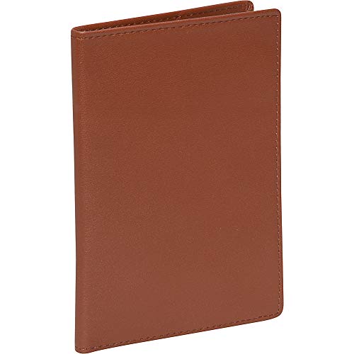 Royce Leather Genuine Leather RFID Blocking Passport Case Wallet Color: Tan