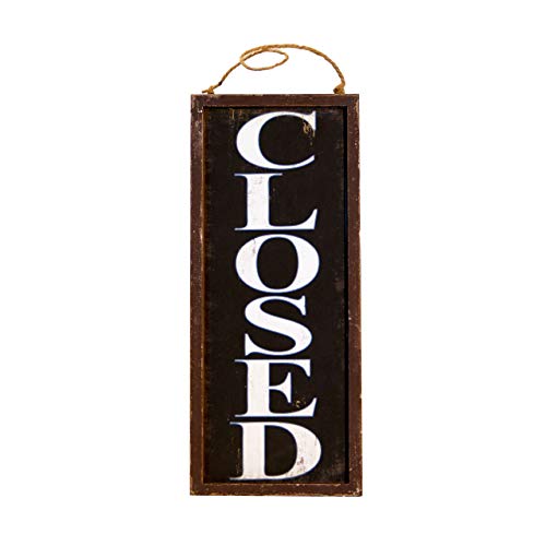 VIP Vintage Style Wooden Business Open Closed Door Sign