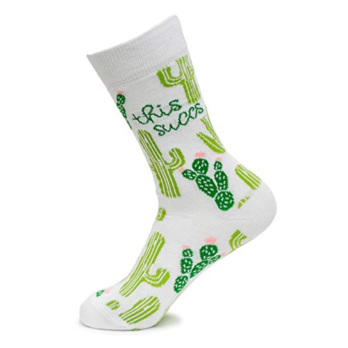 Great Finds This Succs, Fancy Colorful Cotton Comfy Novelty Funny Dress Socks Unisex, MOOD Patterned Cool Design Gift, Women&