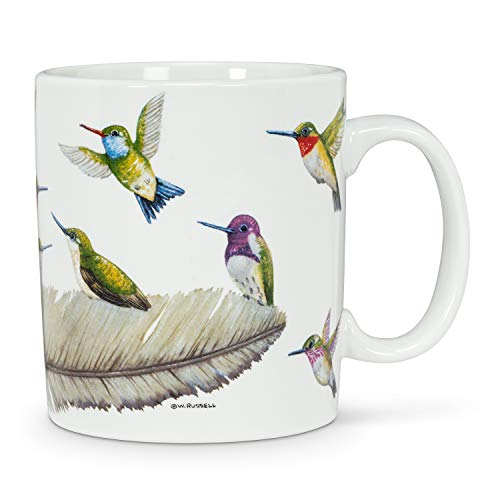 Abbott Collection  27-MUG-WR-02 Birds of a Feather Jumbo Mug-4" H, 4.25 inches H, Multi