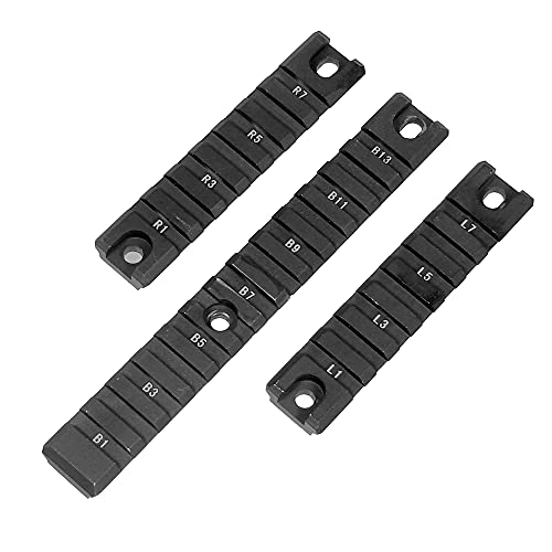 Leapers UTG MNTP503 Tactical Picatinny/Weaver Rail, Set 3