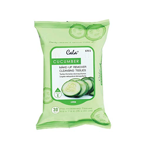 Cala Cucumber make-up remover cleansing tissues 30 count, 30 Count