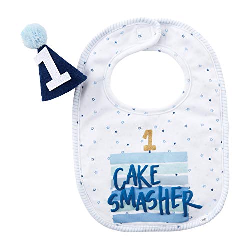 Mud Pie Baby Boys First Birthday Cake Smashing Set,One Size,Cake Smasher