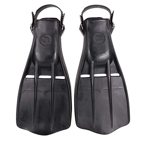 IST Rubber Rocket Scuba Diver Fins, Military Special Ops Gear, Deep Sea Diving Heavy Duty Equipment (2X-Large)