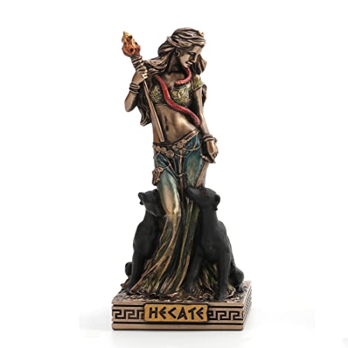 Unicorn Studio Veronese Design Hecate Greek Goddess of Magic Resin Hand Painted Miniature Figurine