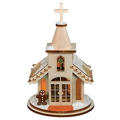 Old World Christmas Ginger Cottages Nativity Chapel Ornaments for Christmas Tree