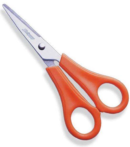 HyGloss Armada Art 5" Snippy Scissors Pionted 12 Pack PVC Pouch