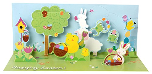 Up With Paper Pop-Up Panoramics Easter Greeting Card - Hide & Peep