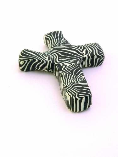 First & Main Calypso Studios Inc. Comforting Clay Cross - Zebra