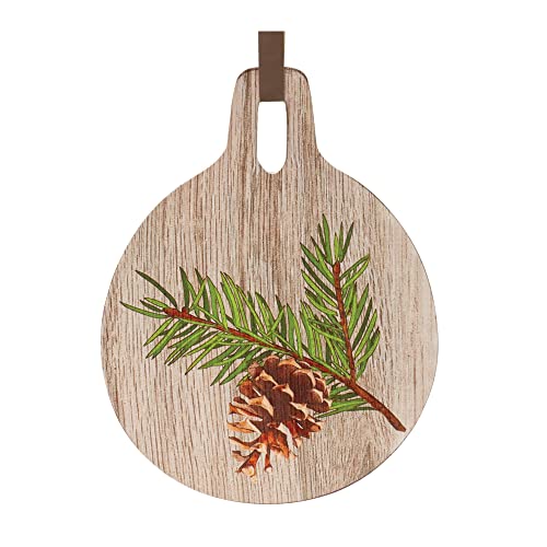 Melrose 86096 Cutting Board,10-inch Height, Wood (Pine Branch)