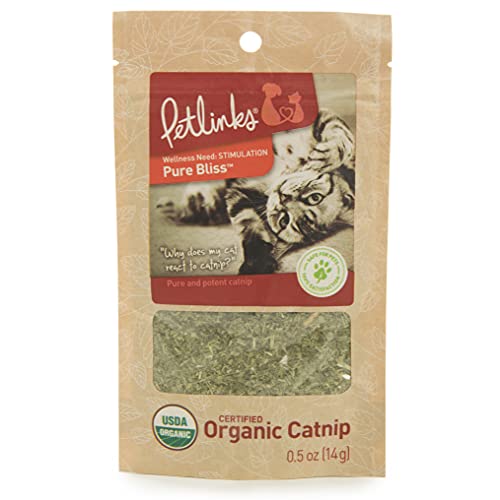 Worldwise Petlinks Pure Bliss Certified Organic Catnip .5 oz Pouch