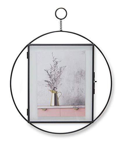 Melrose 82508 Iron and Glass Hanging Frame, 13.25-inch Height