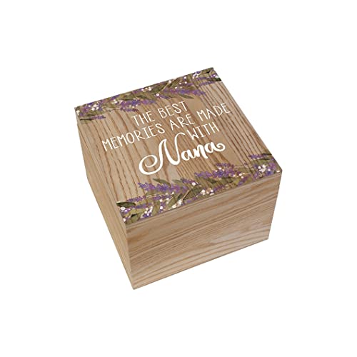 Carson Home Memory Box, 8-inch Height, Wood (Nana)