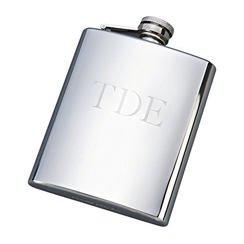 Creative Gifts 8 Oz. Stainless Steel Bright Flask