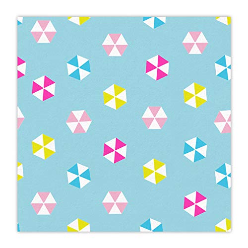 Creative Brands Slant Collections Cocktail/Beverage Paper Napkins, 20-Count, Multicolored Umbrellas
