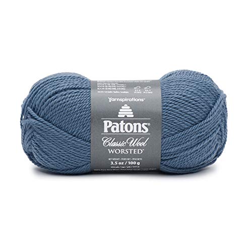 Spinrite Yarns (CA) Patons Classic Wool Yarn, Country Blue