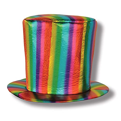 Beistle 66029 Fabric Rainbow Hat, One Size, Multicolored