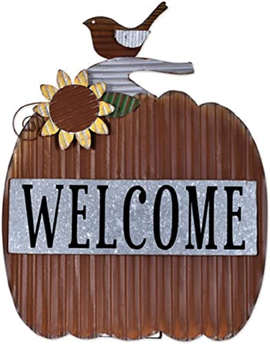 Sunset Vista Designs Pumpkin Porch Sitter, 22.83-inch Height