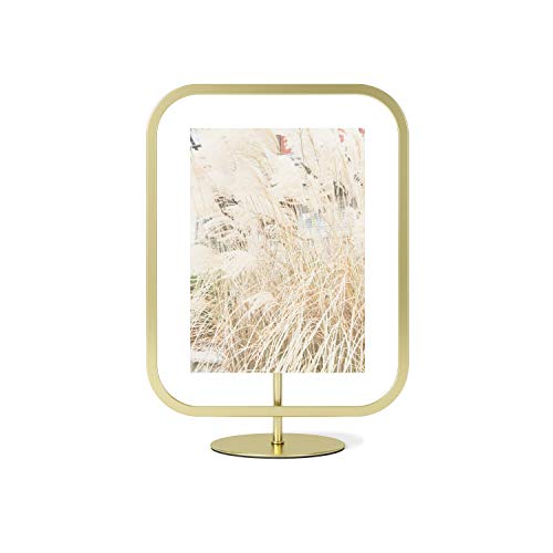 Umbra Infinity Sqround Picture Frame, Floats 5x7 Photo, 5x7