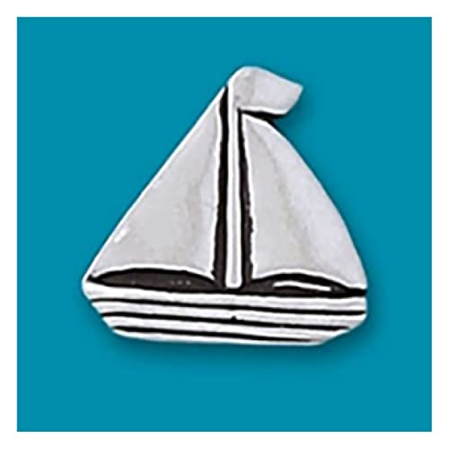 Basic Spirit Sailboat - Smooth Sailing Coin Handcrafted Pewter, Beach Coastal Ocean Love Gift for Men and Women, Coin Collecting