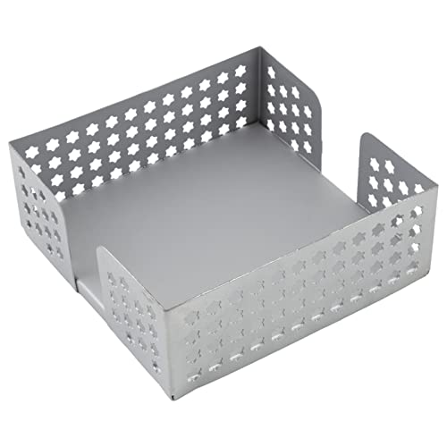 Boston International Metal Napkin Holder Caddy, Cocktail Size, Silver Star