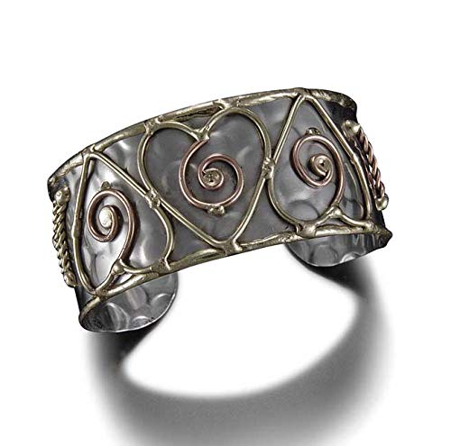 Anju Jewelry Janya Collection Mixed Metal Cuff Bracelet
